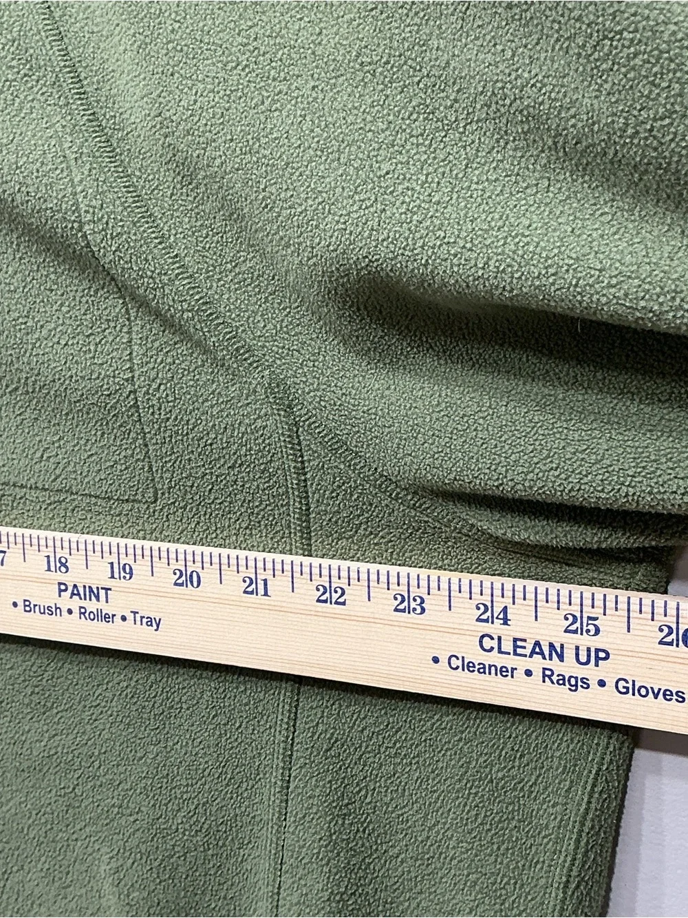 L.L.Bean Men's XL Olive Green 1/4 Zip Fleece Pullover